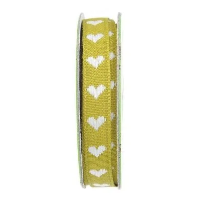 Ruban coeur  Ambre - bobinette 2m