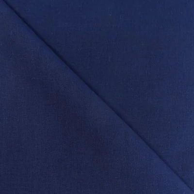 Tissu Voile de coton Bleu marine x10cm