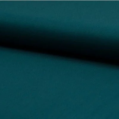 Tissu Viscose Twill uni Vert émeraude - Par 10 cm