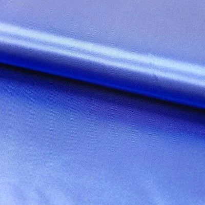 Tissu Satin uni Bleu outremer x1m