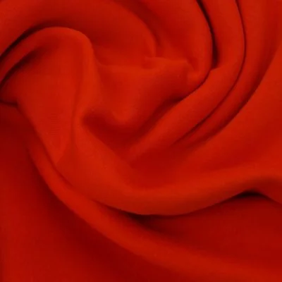 Tissu Molleton Sweat uni Rouge x10cm