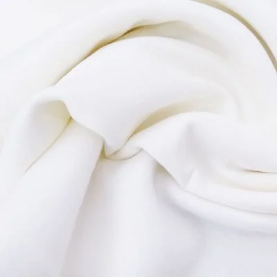 Tissu Molleton Sweat uni Blanc x10cm