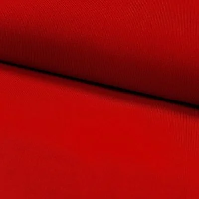 Tissu Velours milleraies Rouge - Par 10 cm