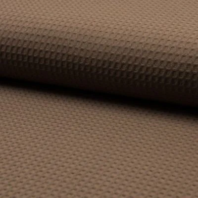 Tissu Nid d&#039;abeille Marron x10cm