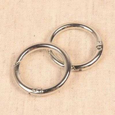 Anneaux pour sacs 33,5 mm - Argent