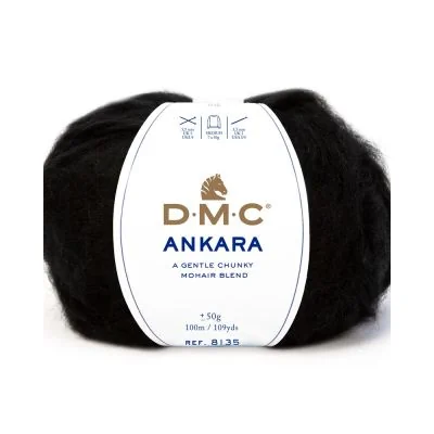 Fil laine Ankara DMC Noir N° 806