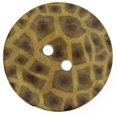 Bouton bois Stefano girafe 40 mm