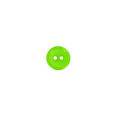 Bouton Donatella uni 10 mm - Vert