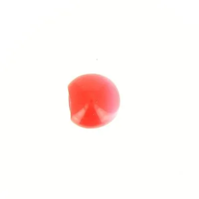Bouton boule nacré 12 mm - Rouge