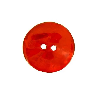 Boutons nacré 12 mm - Rouge