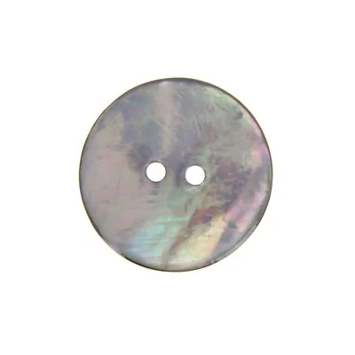 Boutons nacré 22 mm - Gris clair