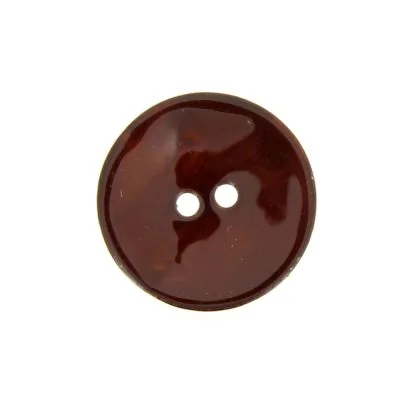 Boutons nacré 27 mm - Marron