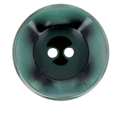 Bouton cuvette bord gondolé 34 mm - Vert d&#039;eau