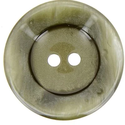 Bouton cuvette bord gondolé 40 mm - Vert