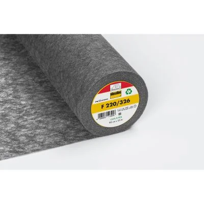 Entoilage Thermocollant Vlieseline F220 Gris anthracite - Par 10 cm