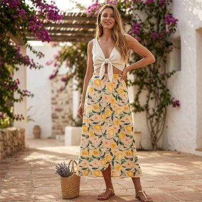 Kit Couture Craftine Jupe Kalya Lemon