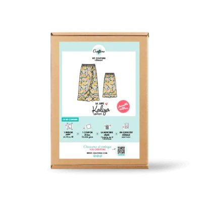 Kit Couture Craftine Jupe Kalya Lemon