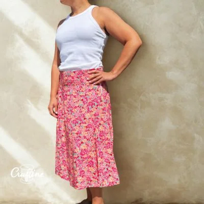 Kit Couture Craftine Jupe Pivoine Fleurie