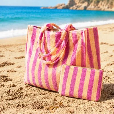 Kit Couture Craftine Pochette Micro éponge rayé