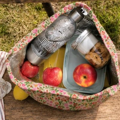 Kit Couture Craftine Sac isotherme Lunch Bag Flower