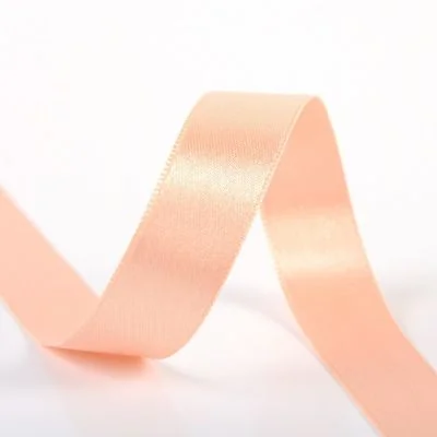 Ruban Satin double face 10 mm Saumon x1m