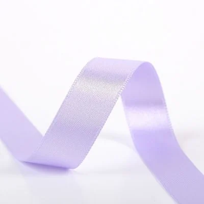 Ruban Satin double face 15 mm Violet pastel x1m