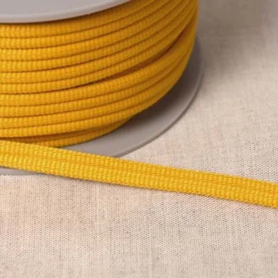 Cordon double passepoil Jaune orangé x1m