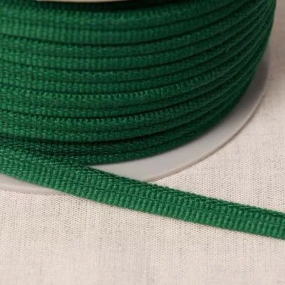 Cordon double passepoil Vert bouteille x1m