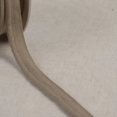 Cordon dépassant 5mm Beige lin x1m