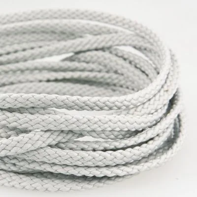 Cordon Tressé 5 mm - Gris bleuet x1m