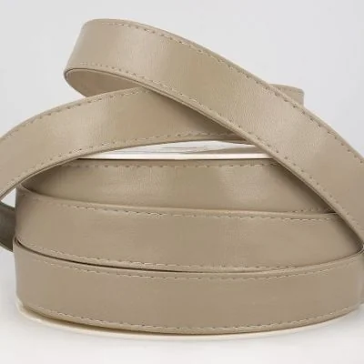 Sangle Simili cuir 25 mm Beige x1m
