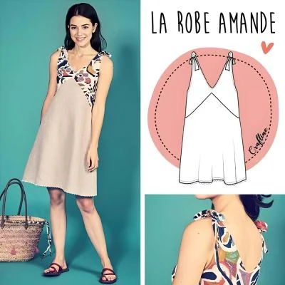 Patron Craftine Robe Amande