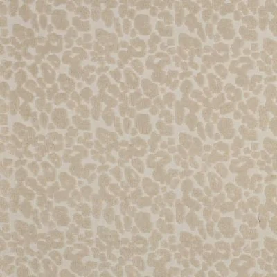 Tissu Maille  Sarena taupe doré sur fond Beige sable - Par 10 cm