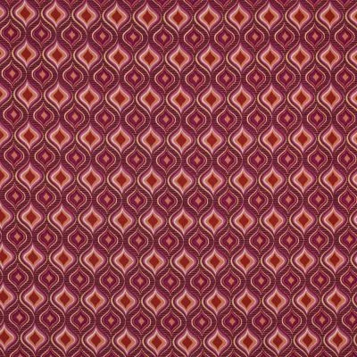 Tissu Viscose extensible Recto sur fond Rose - Par 10 cm