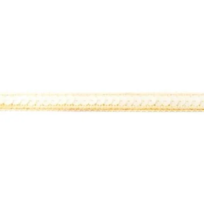 Galon Sequins 10mm Blanc x1m