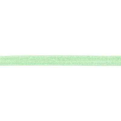 Élastique Plat Lurex 20 mm Menthe foncé x1m