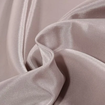 Tissu Doublure Pongé uni Gris galet - Par 10 cm
