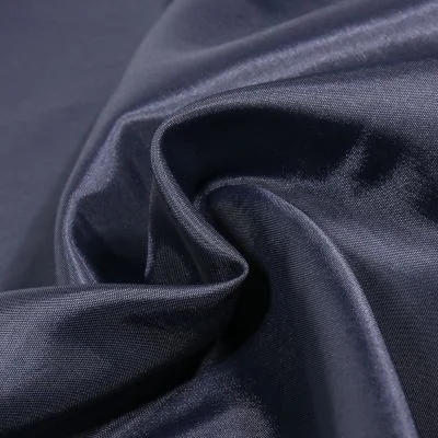 Tissu Doublure Pongé uni Bleu marine - Par 10 cm