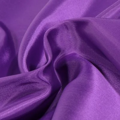 Tissu Doublure Pongé uni Violet - Par 10 cm