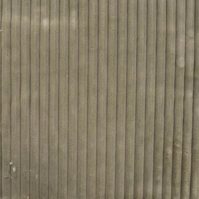 Tissu Minky Ultra doux uni côtelé envers doudou Vert kaki foncé - Par 10 cm