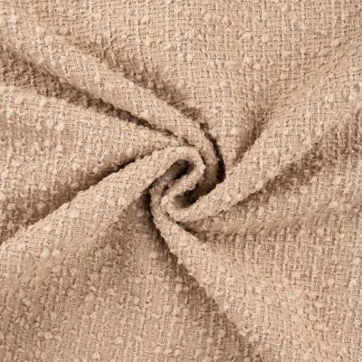 Tissu Bouclette Coco uni Beige - Par 10 cm