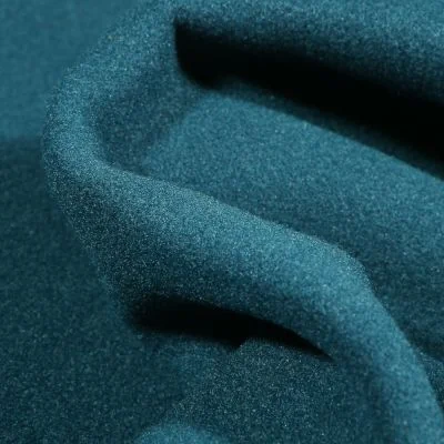 Tissu Drap de manteau Glasgow Bleu pétrole - Par 10 cm