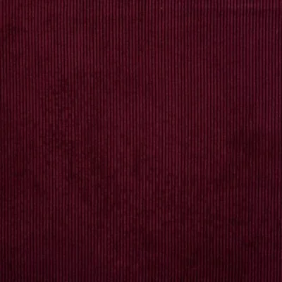 Tissu Velours côtelé lavé uni Bordeaux - Par 10 cm