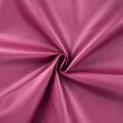 Tissu Simili cuir d&#039;habillement uni Violine - Par 10 cm