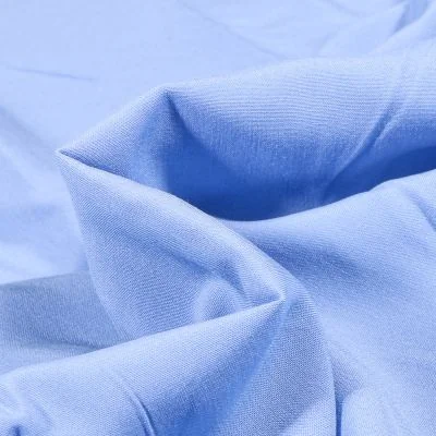 Tissu Viscose légère uni Bleu layette - Par 10 cm