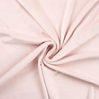 Tissu Minky Lisse Ultra doux uni Rose pâle - Par 10 cm