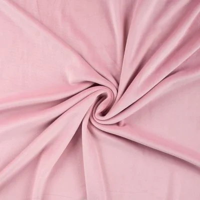Tissu Minky Lisse Ultra doux uni Rose - Par 10 cm