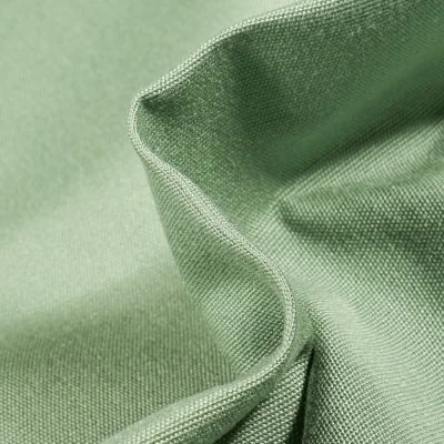 Tissu Toile extérieure uni Grande Largeur Dralon Vert amande - Par 10 cm
