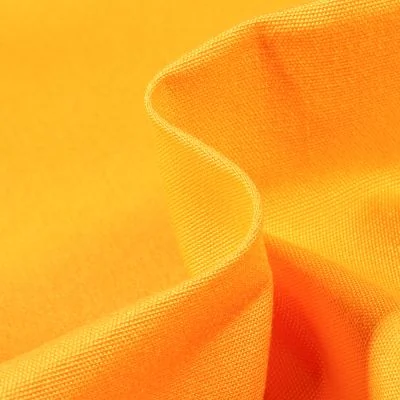 Tissu Toile extérieure uni Grande Largeur Dralon Jaune - Par 10 cm