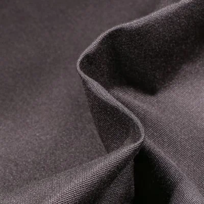 Tissu Toile extérieure uni Grande Largeur Dralon Noir - Par 10 cm